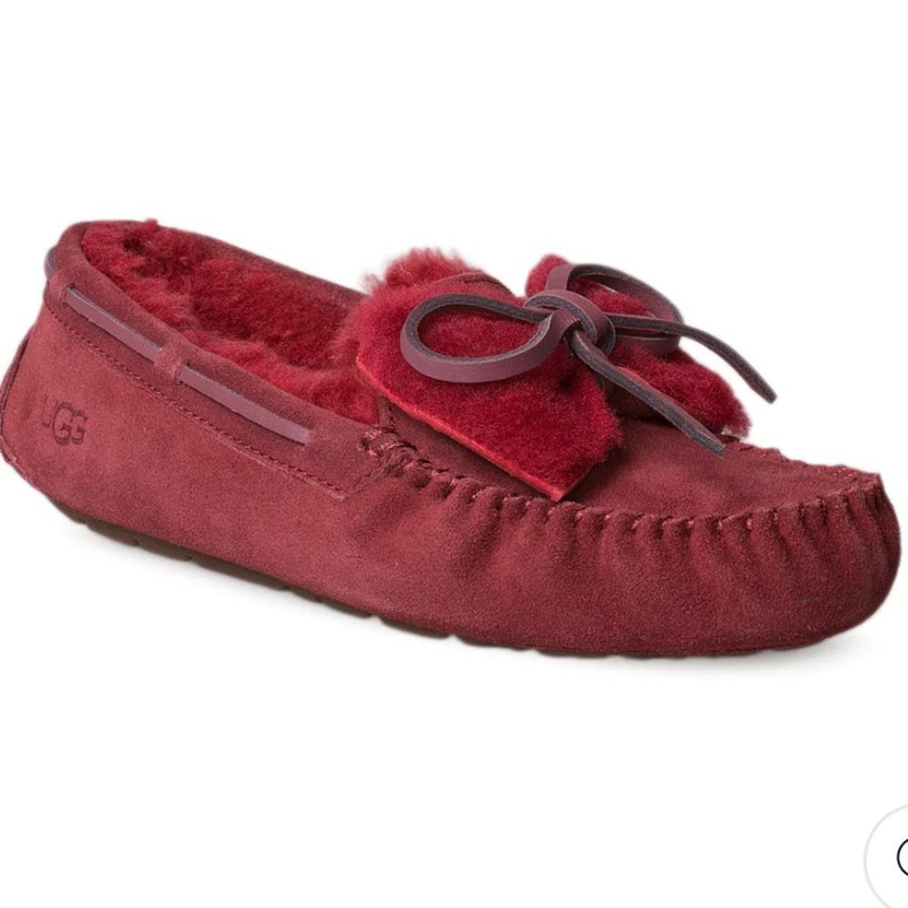 NWT UGG DAKOTA DOUBLE BOW SLIPPERS SZ 7